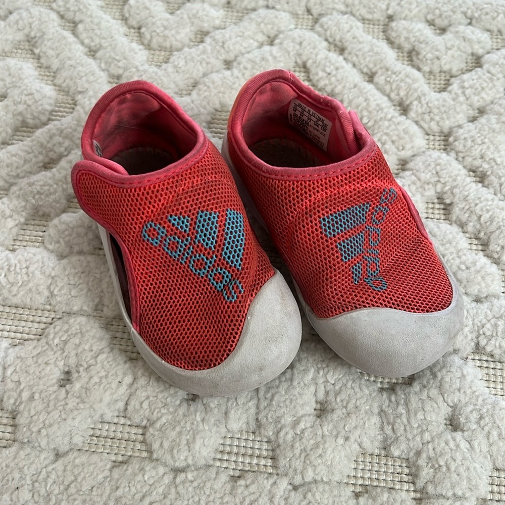 Adidas Baby Velcro Shoes size 6